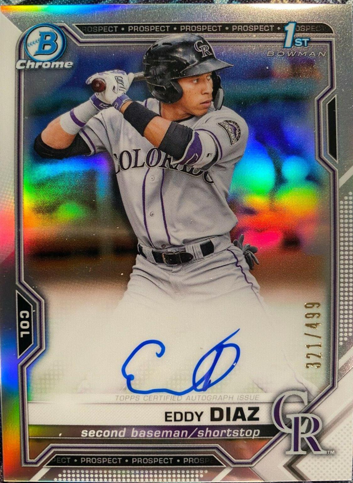 Eddy Diaz [Refractor] #CPA-ED