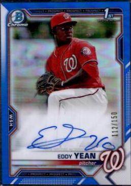 Eddy Yean [Blue Refractor] #CPA-EY