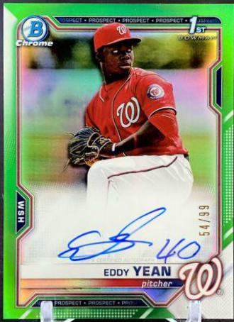 Eddy Yean [Green Refractor] #CPA-EY