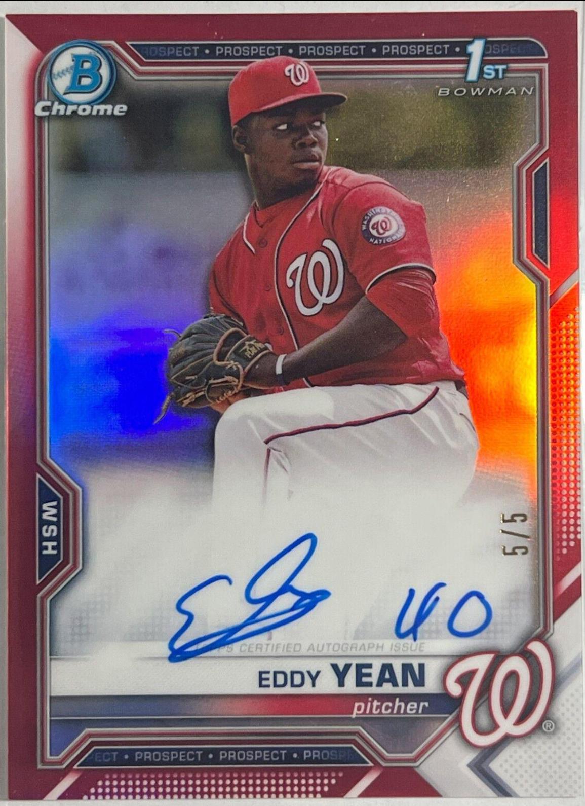 Eddy Yean [Red Refractor] #CPA-EY