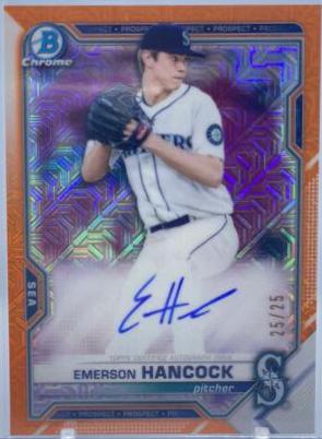 Emerson Hancock [Orange Refractor] #CPA-EHA
