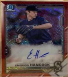 Emerson Hancock [Red Shimmer Refractor] #CPA-EHA