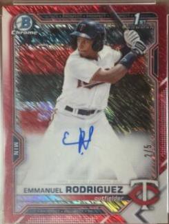 Emmanuel Rodriguez [Red Shimmer Refractor] #CPA-ERO