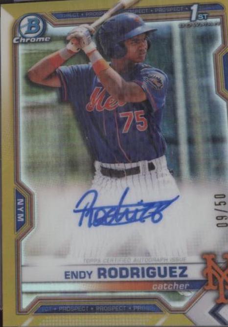 Endy Rodriguez [Gold Refractor] #CPA-ER