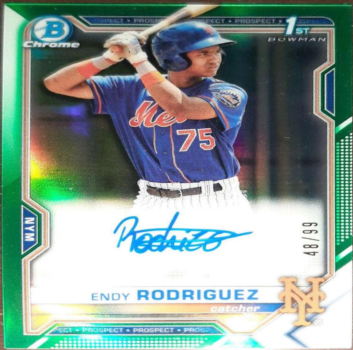 Endy Rodriguez [Green Refractor] #CPA-ER