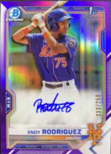 Endy Rodriguez [Purple Refractor] #CPA-ER