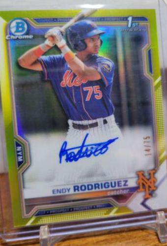 Endy Rodriguez [Yellow Refractor] #CPA-ER