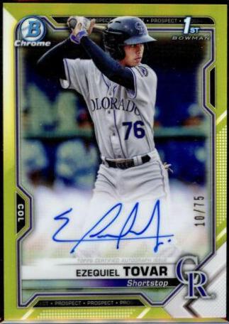 Ezequiel Tovar [Yellow Refractor] #CPA-ETO