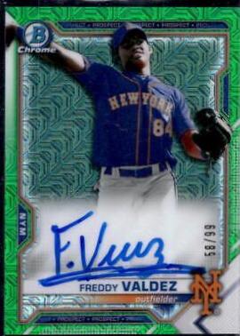 Freddy Valdez [Green Refractor] #CPA-FV