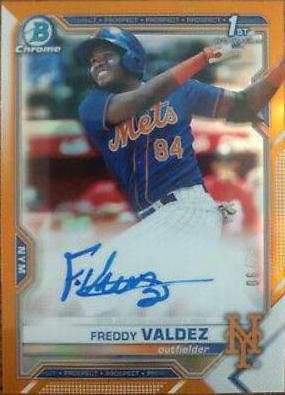 Freddy Valdez [Orange Refractor] #CPA-FV
