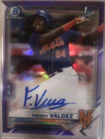 Freddy Valdez [Purple Refractor] #CPA-FV