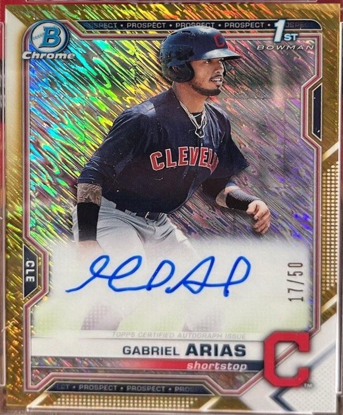 Gabriel Arias [Gold Shimmer Refractor] #CPA-GA