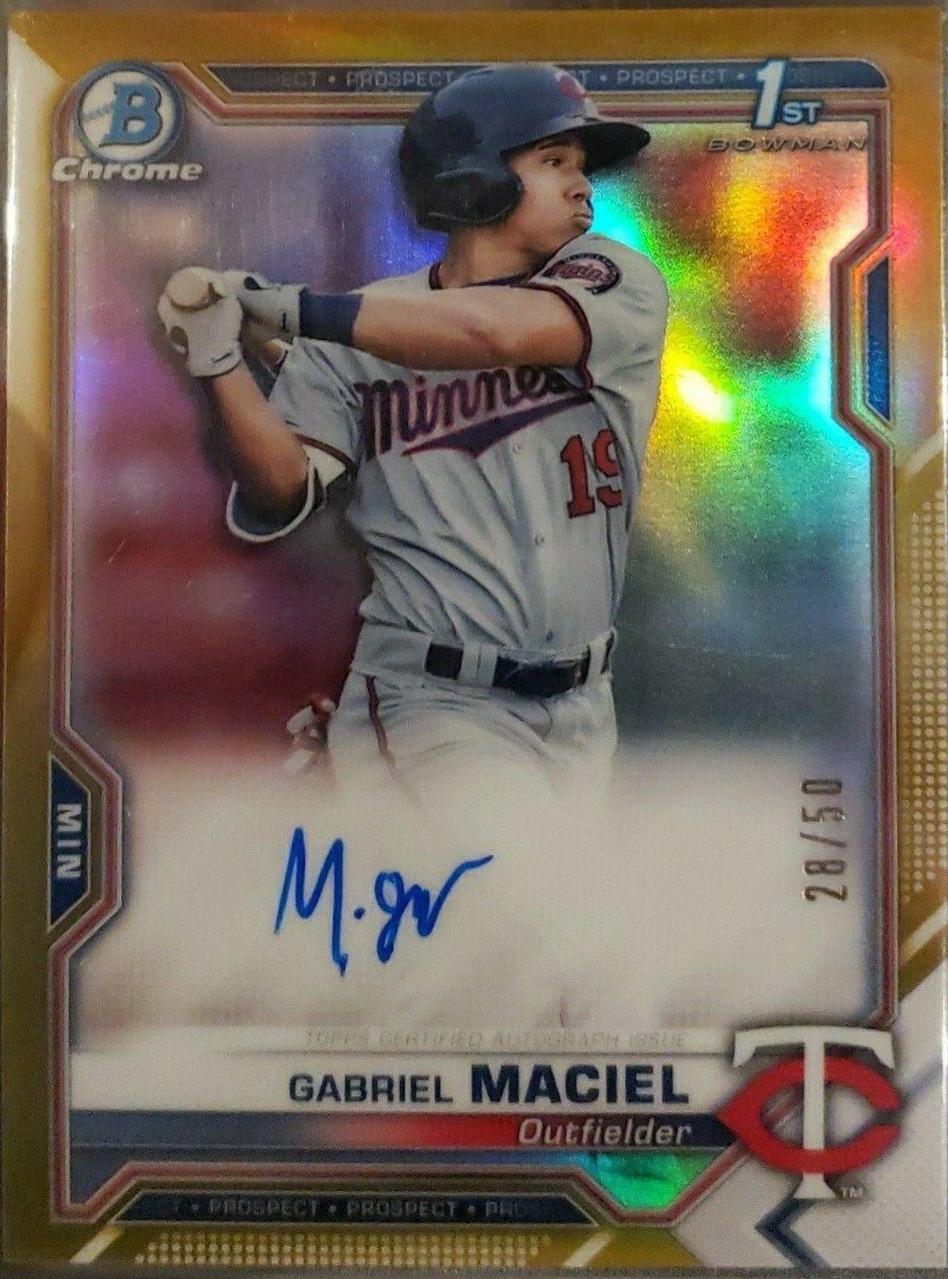 Gabriel Maciel [Gold Shimmer Refractor] #CPA-GM