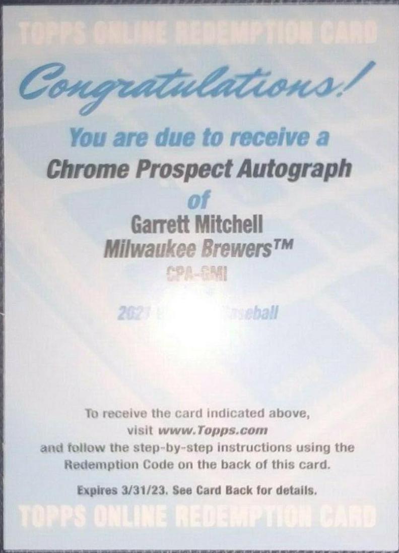 Garrett Mitchell #CPA-GMI