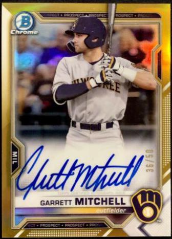 Garrett Mitchell [Gold Refractor] #CPA-GMI