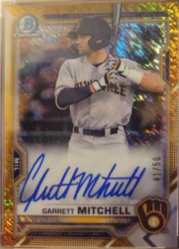 Garrett Mitchell [Gold Shimmer Refractor] #CPA-GMI
