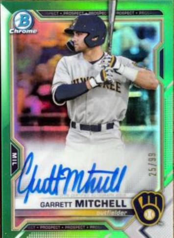 Garrett Mitchell [Green Refractor] #CPA-GMI