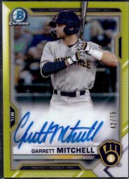 Garrett Mitchell [Yellow Refractor] #CPA-GMI