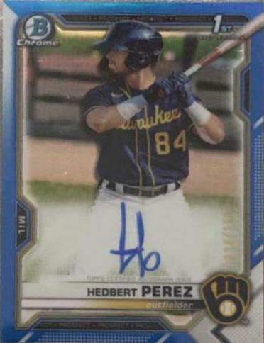 Hedbert Perez [Blue Refractor] #CPA-HP