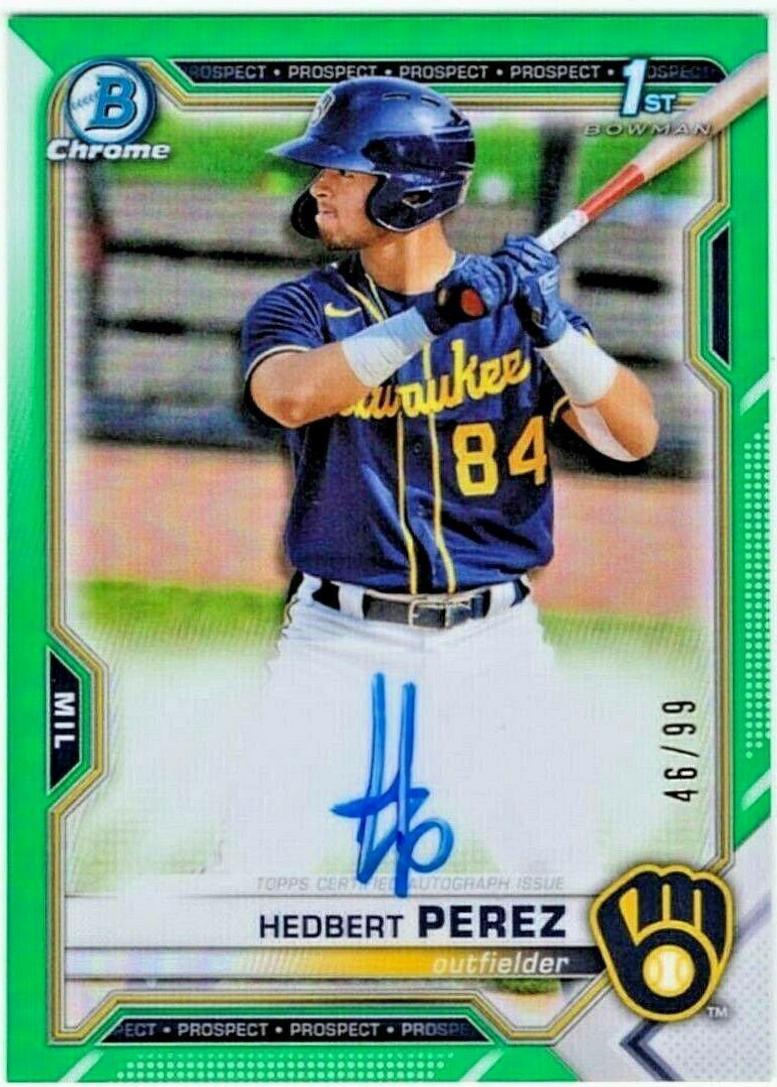 Hedbert Perez [Green Refractor] #CPA-HP