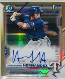 Heriberto Hernandez [Gold Refractor] #CPA-HH