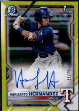 Heriberto Hernandez [Yellow Refractor] #CPA-HH