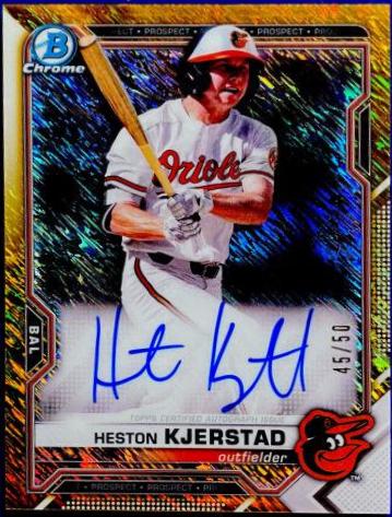 Heston Kjerstad [Gold Shimmer Refractor] #CPA-HK