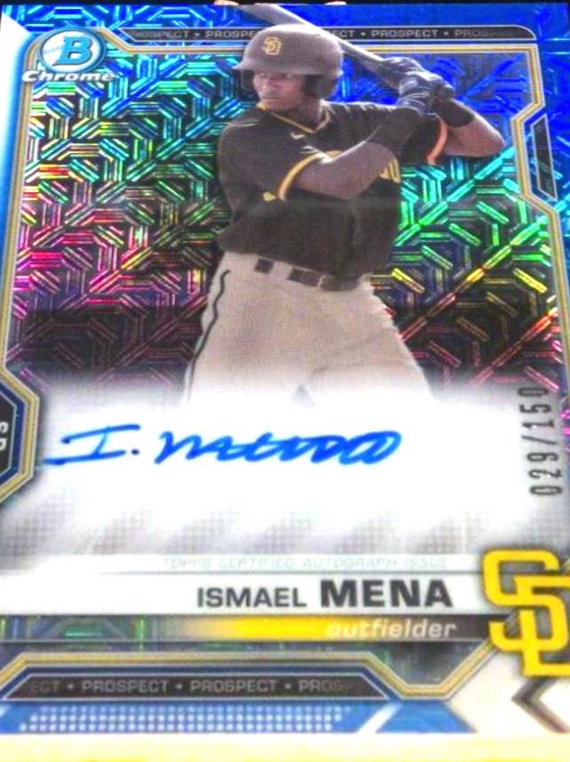Ismael Mena [Blue Refractor] #CPA-IM