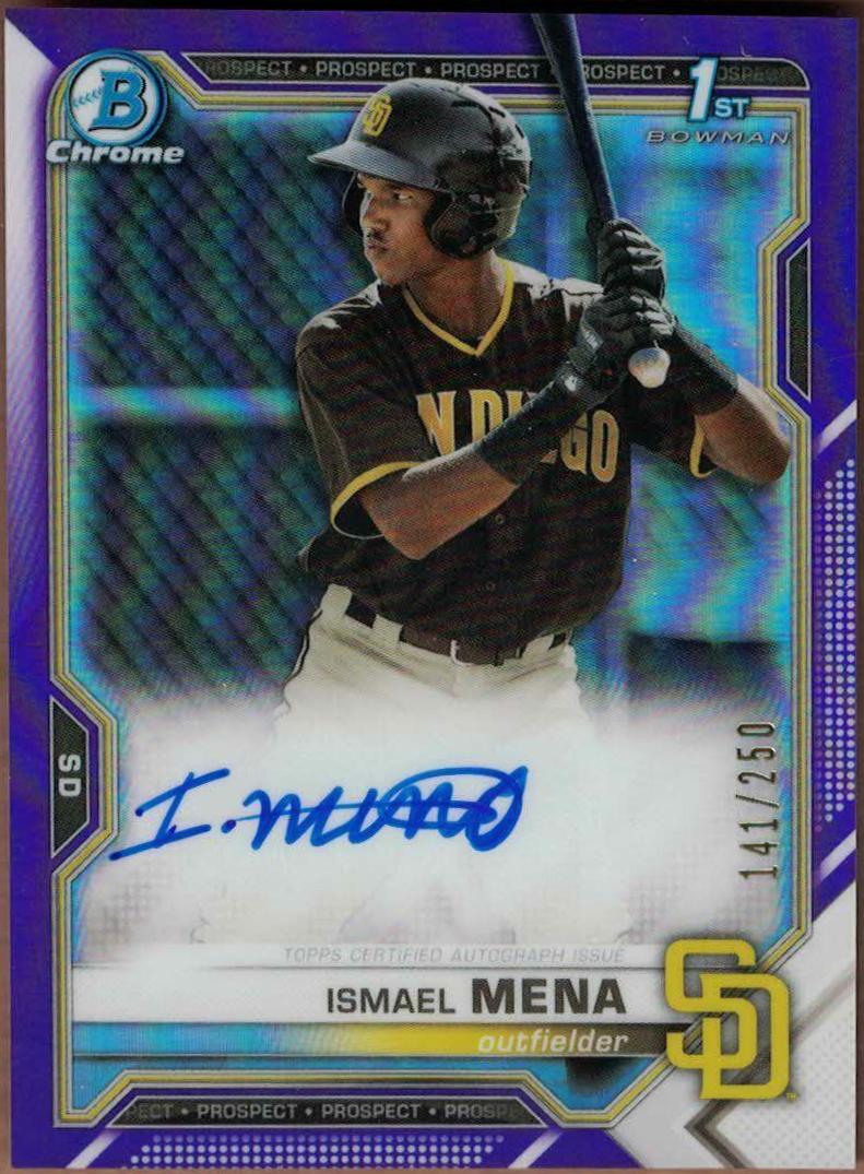 Ismael Mena [Purple Refractor] #CPA-IM