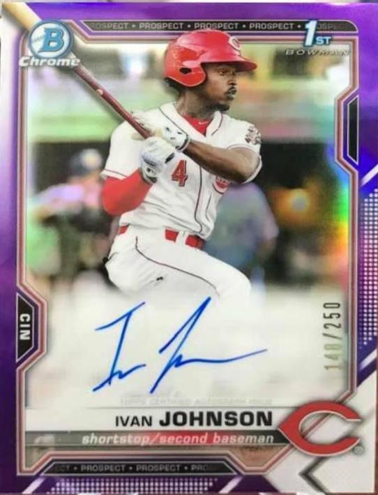 Ivan Johnson [Purple Refractor] #CPA-IJ