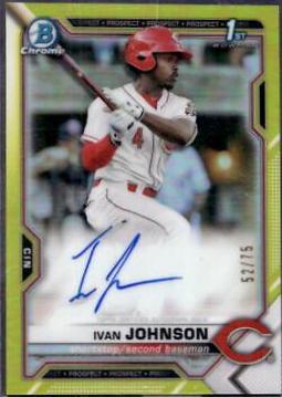 Ivan Johnson [Yellow Refractor] #CPA-IJ