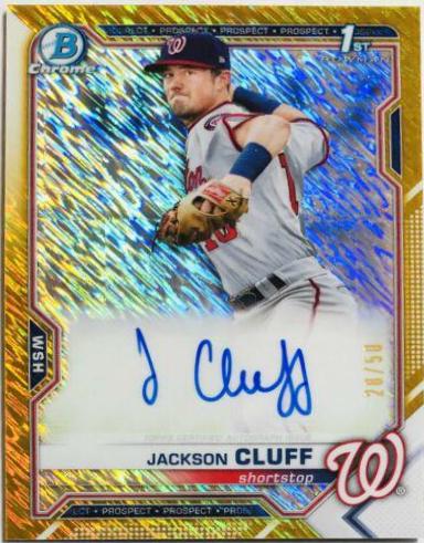 Jackson Cluff [Gold Refractor] #CPA-JCL