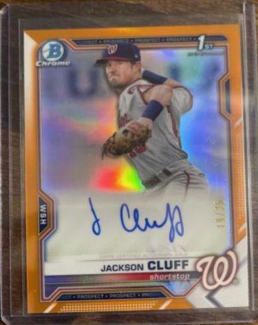 Jackson Cluff [Orange Refractor] #CPA-JCL