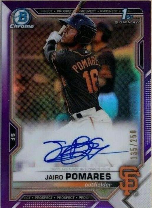 Jairo Pomares [Purple Refractor] #CPA-JP