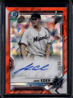 Jake Eder [Orange Refractor] #CPA-JED