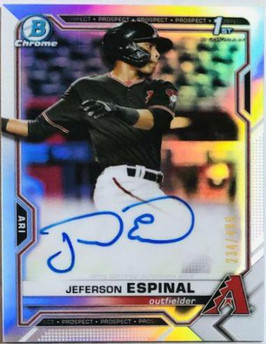 Jeferson Espinal [Refractor] #CPA-JE