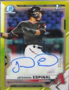 Jeferson Espinal [Yellow Refractor] #CPA-JE