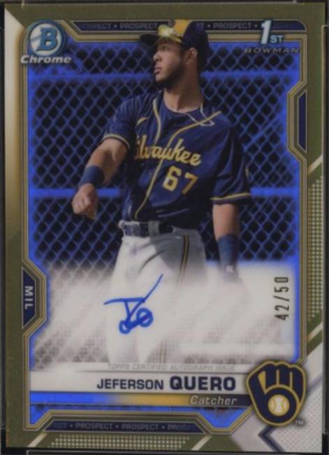 Jeferson Quero [Gold Refractor] #CPA-JQ