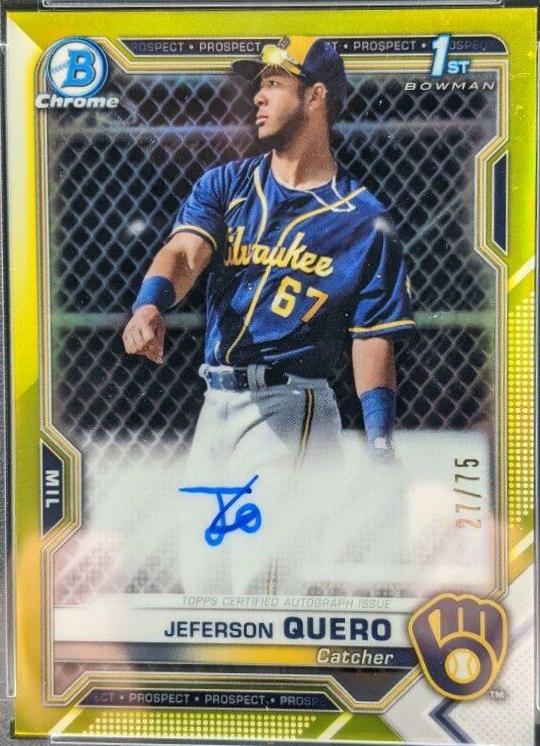Jeferson Quero [Yellow Refractor] #CPA-JQ