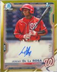 Jeremy De La Rosa [Gold Refractor] #CPA-JDL