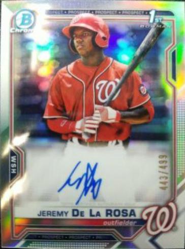 Jeremy De La Rosa [Refractor] #CPA-JDL