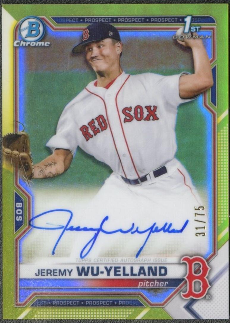 Jeremy Wu-Yelland [Yellow Refractor] #CPA-JW