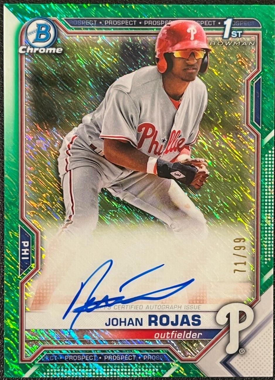 Johan Rojas [Green Shimmer Refractor] #CPA-JR