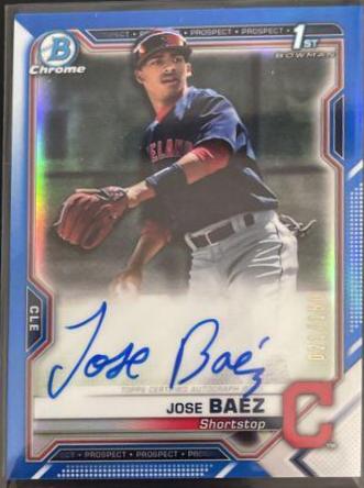 Jose Baez [Blue Refractor] #CPA-JB
