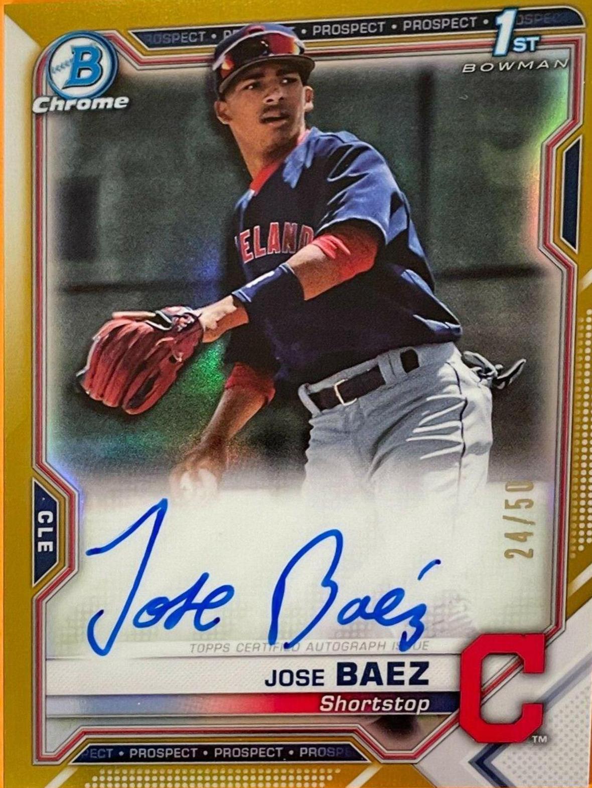 Jose Baez [Gold Refractor] #CPA-JB