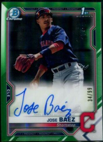 Jose Baez [Green Refractor] #CPA-JB