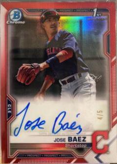Jose Baez [Red Refractor] #CPA-JB