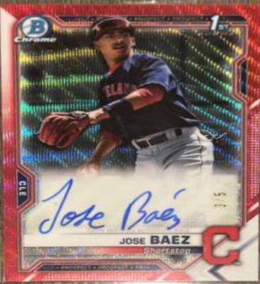 Jose Baez [Red Wave Refractor] #CPA-JB