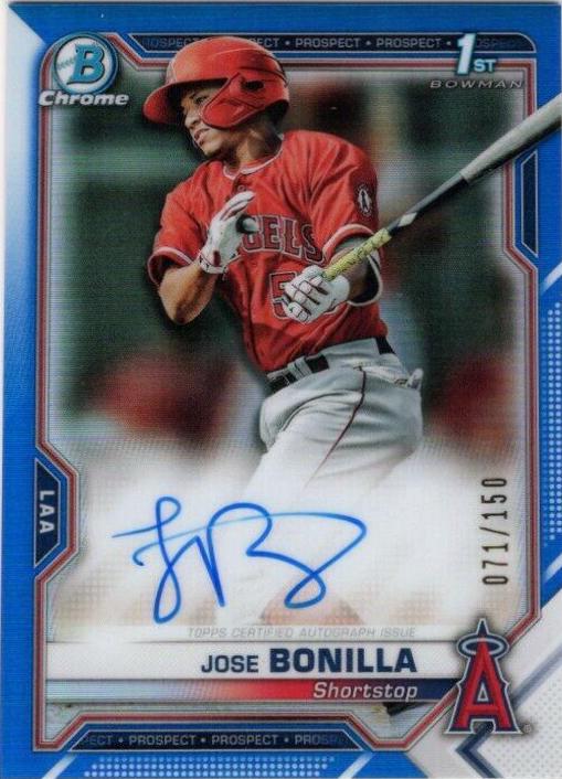 Jose Bonilla [Blue Refractor] #CPA-JBO