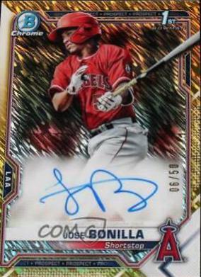 Jose Bonilla [Gold Shimmer Refractor] #CPA-JBO